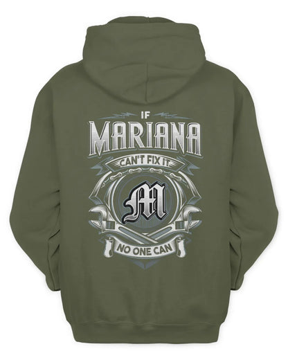 MARIANA AP81-K4-626 - Personalized Ahmed Quote Apparel “If Ahmed Can't Fix It, No One Can” - Unisex Hoodie - Military Green