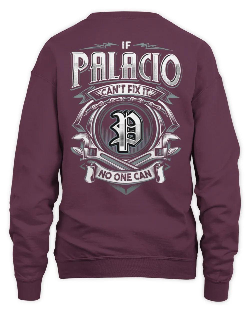 PALACIO AP81-K4-626 - Personalized Ahmed Quote Apparel “If Ahmed Can't Fix It, No One Can” - Unisex Sweatshirt - Maroon