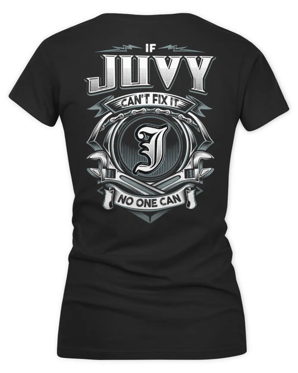 JUVY AP81-K4-626 - Personalized Ahmed Quote Apparel “If Ahmed Can't Fix It, No One Can” - Women's V-Neck T-Shirt - Black