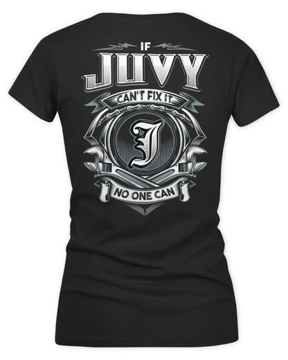 JUVY AP81-K4-626 - Personalized Ahmed Quote Apparel “If Ahmed Can't Fix It, No One Can” - Women's V-Neck T-Shirt - Black