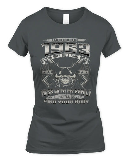 1963 HH89-K2 – Protective Family Quote T-Shirt - Women's Standard T-Shirt - Charcoal