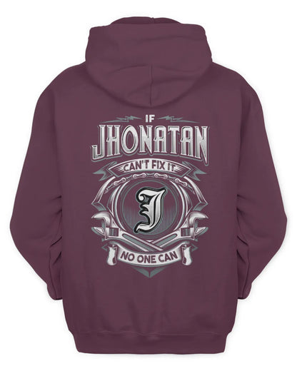 JHONATAN AP81-K4-626 - Personalized Ahmed Quote Apparel “If Ahmed Can't Fix It, No One Can” - Unisex Hoodie - Maroon
