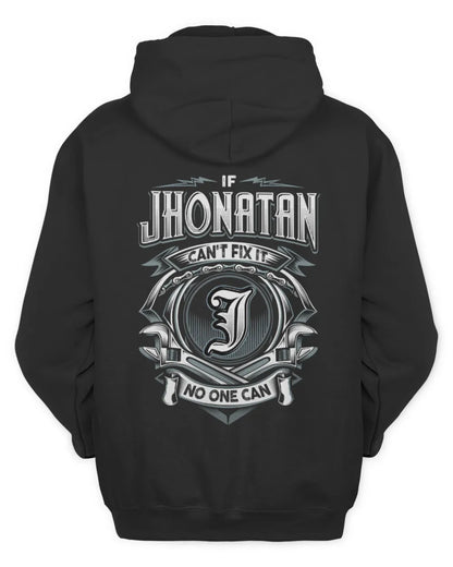 JHONATAN AP81-K4-626 - Personalized Ahmed Quote Apparel “If Ahmed Can't Fix It, No One Can” - Unisex Hoodie - Black