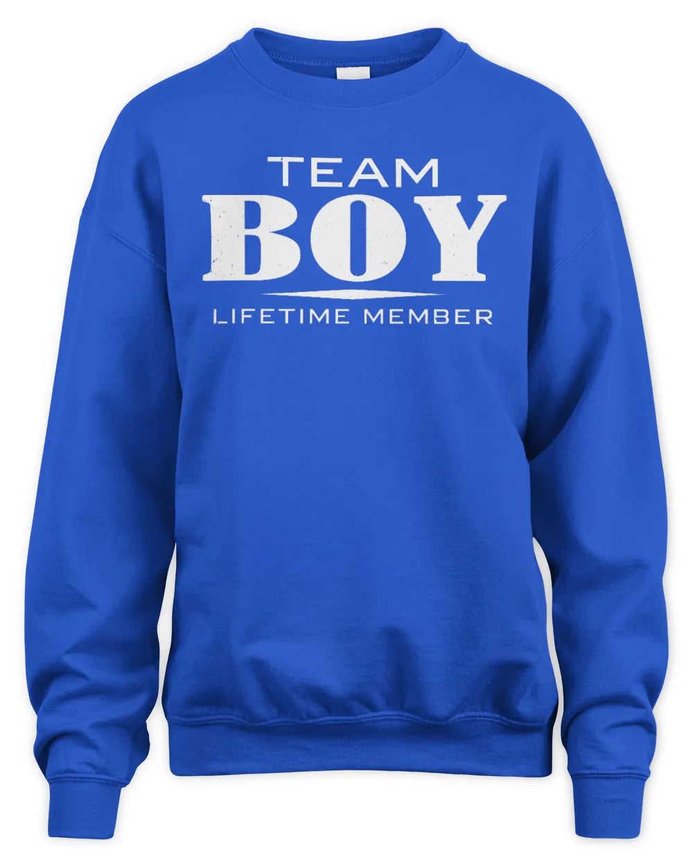 BOY BL62-K4-128 - Personalized “Team NAME Lifetime Member” - Unisex Sweatshirt - Royal