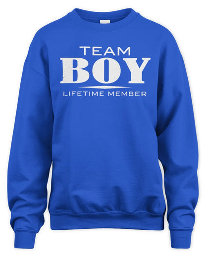 BOY BL62-K4-128 - Personalized “Team NAME Lifetime Member” - Unisex Sweatshirt - Royal