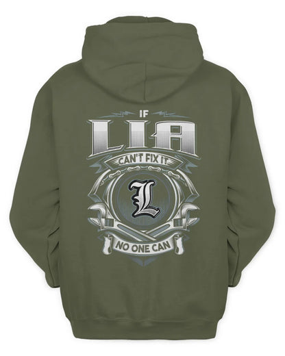 LIA AP81-K4-626 - Personalized Ahmed Quote Apparel “If Ahmed Can't Fix It, No One Can” - Unisex Hoodie - Military Green