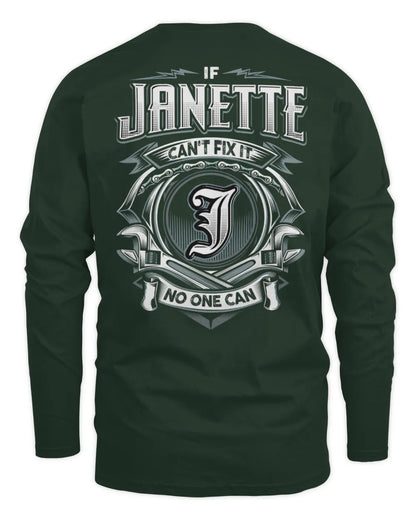JANETTE AP81-K4-626 - Personalized Ahmed Quote Apparel “If Ahmed Can't Fix It, No One Can” - Men's Long Sleeved T-Shirt - Forest Green