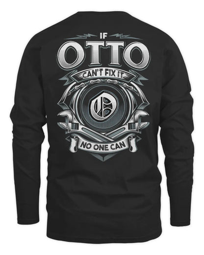 OTTO AP81-K4-626 - Personalized Ahmed Quote Apparel “If Ahmed Can't Fix It, No One Can” - Men's Long Sleeved T-Shirt - Black