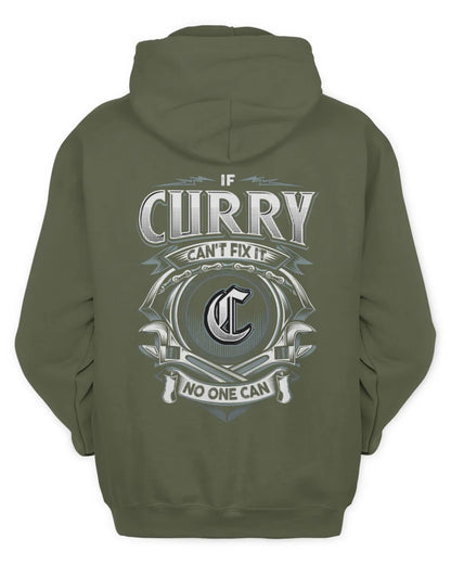 CURRY AP81-K4-626 - Personalized Ahmed Quote Apparel “If Ahmed Can't Fix It, No One Can” - Unisex Hoodie - Military Green