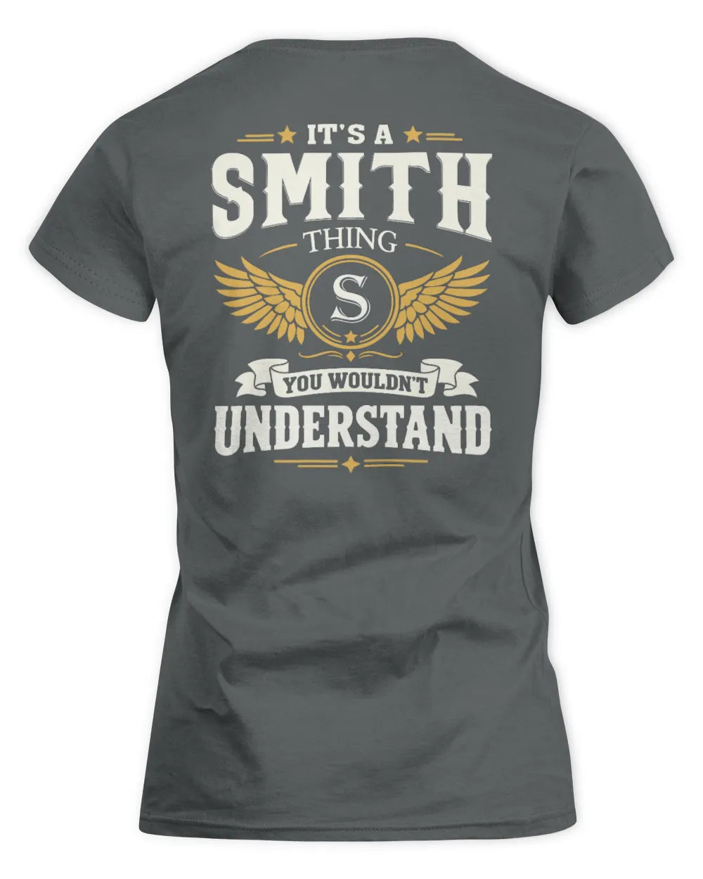 SMITH KT06-M008 It’s a [NAME] Thing – You Wouldn’t Understand | Personalized Vintage T-Shirt - Women's Standard T-Shirt - Charcoal
