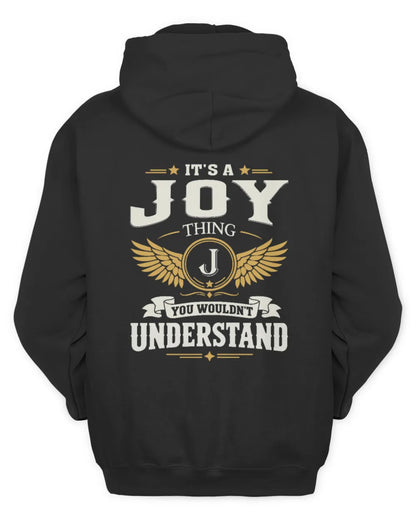 JOY KT06-M008 It’s a [NAME] Thing – You Wouldn’t Understand | Personalized Vintage T-Shirt - Unisex Hoodie - Black