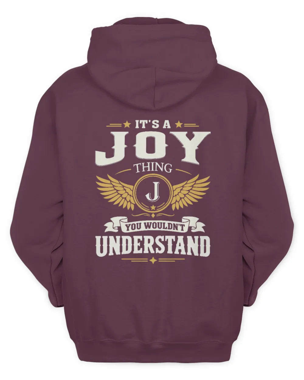 JOY KT06-M008 It’s a [NAME] Thing – You Wouldn’t Understand | Personalized Vintage T-Shirt - Unisex Hoodie - Maroon