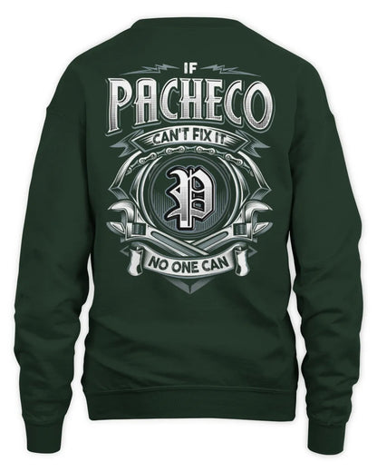 PACHECO AP81-K4-626 - Personalized Ahmed Quote Apparel “If Ahmed Can't Fix It, No One Can” - Unisex Sweatshirt - Forest Green