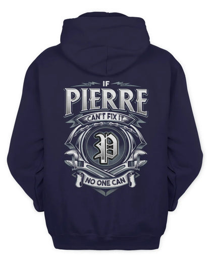 PIERRE AP81-K4-626 - Personalized Ahmed Quote Apparel “If Ahmed Can't Fix It, No One Can” - Unisex Hoodie - Navy