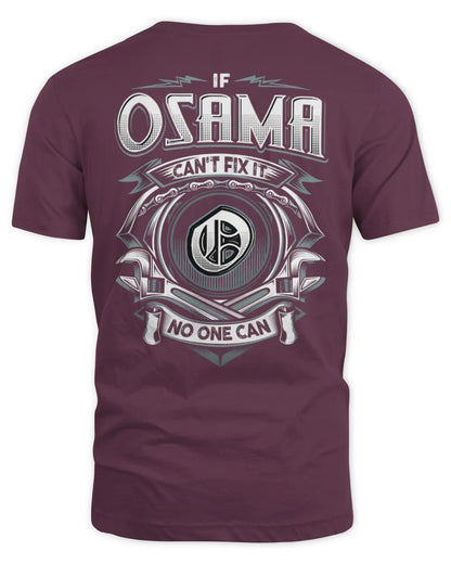 OSAMA AP81-K4-626 - Personalized Ahmed Quote Apparel “If Ahmed Can't Fix It, No One Can” - Unisex Standard T-Shirt - Maroon