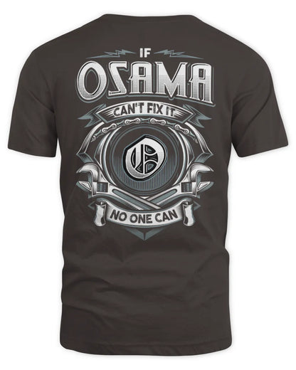 OSAMA AP81-K4-626 - Personalized Ahmed Quote Apparel “If Ahmed Can't Fix It, No One Can” - Unisex Standard T-Shirt - Dark Chocolate