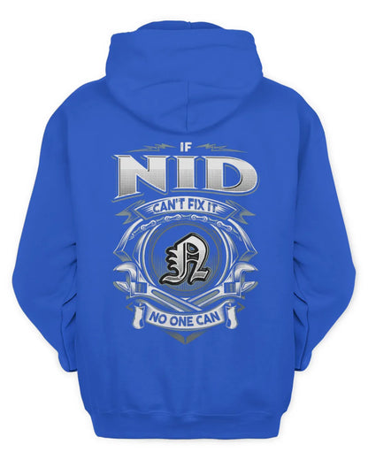 NID AP81-K4-626 - Personalized Ahmed Quote Apparel “If Ahmed Can't Fix It, No One Can” - Unisex Hoodie - Royal