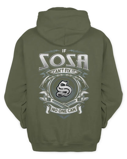 SOSA AP81-K4-626 - Personalized Ahmed Quote Apparel “If Ahmed Can't Fix It, No One Can” - Unisex Hoodie - Military Green
