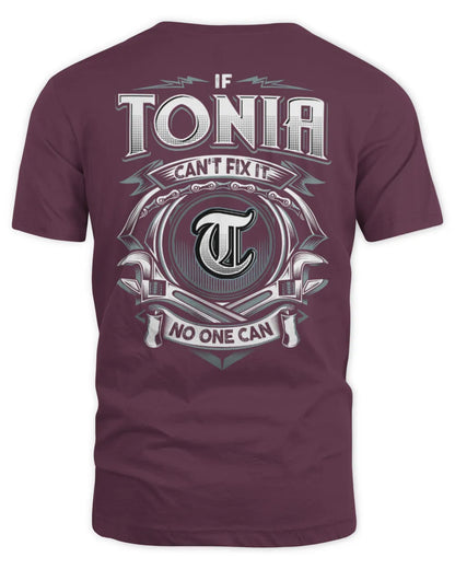 TONIA AP81-K4-626 - Personalized Ahmed Quote Apparel “If Ahmed Can't Fix It, No One Can” - Unisex Standard T-Shirt - Maroon