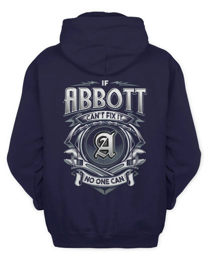 ABBOTT AP81-K4-626 - Personalized Ahmed Quote Apparel “If Ahmed Can't Fix It, No One Can” - Unisex Hoodie - Navy