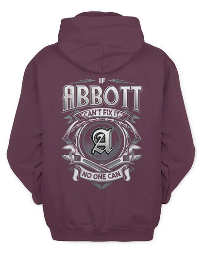 ABBOTT AP81-K4-626 - Personalized Ahmed Quote Apparel “If Ahmed Can't Fix It, No One Can” - Unisex Hoodie - Maroon