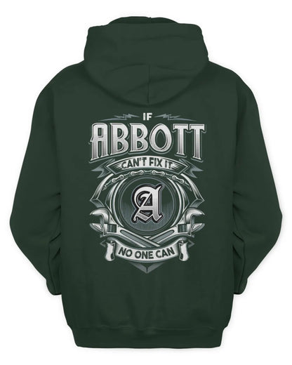 ABBOTT AP81-K4-626 - Personalized Ahmed Quote Apparel “If Ahmed Can't Fix It, No One Can” - Unisex Hoodie - Forest Green