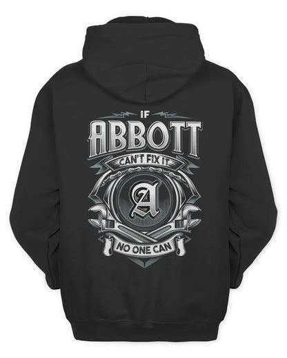 ABBOTT AP81-K4-626 - Personalized Ahmed Quote Apparel “If Ahmed Can't Fix It, No One Can” - Unisex Hoodie - Black