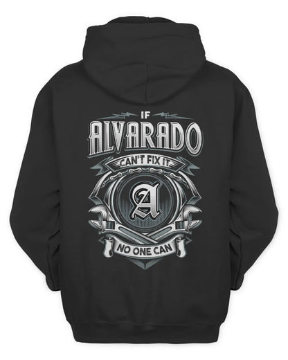 ALVARADO AP81-K4-626 - Personalized Ahmed Quote Apparel “If Ahmed Can't Fix It, No One Can” - Unisex Hoodie - Black