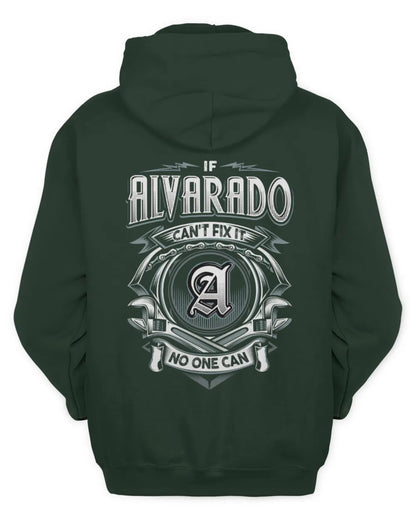 ALVARADO AP81-K4-626 - Personalized Ahmed Quote Apparel “If Ahmed Can't Fix It, No One Can” - Unisex Hoodie - Forest Green