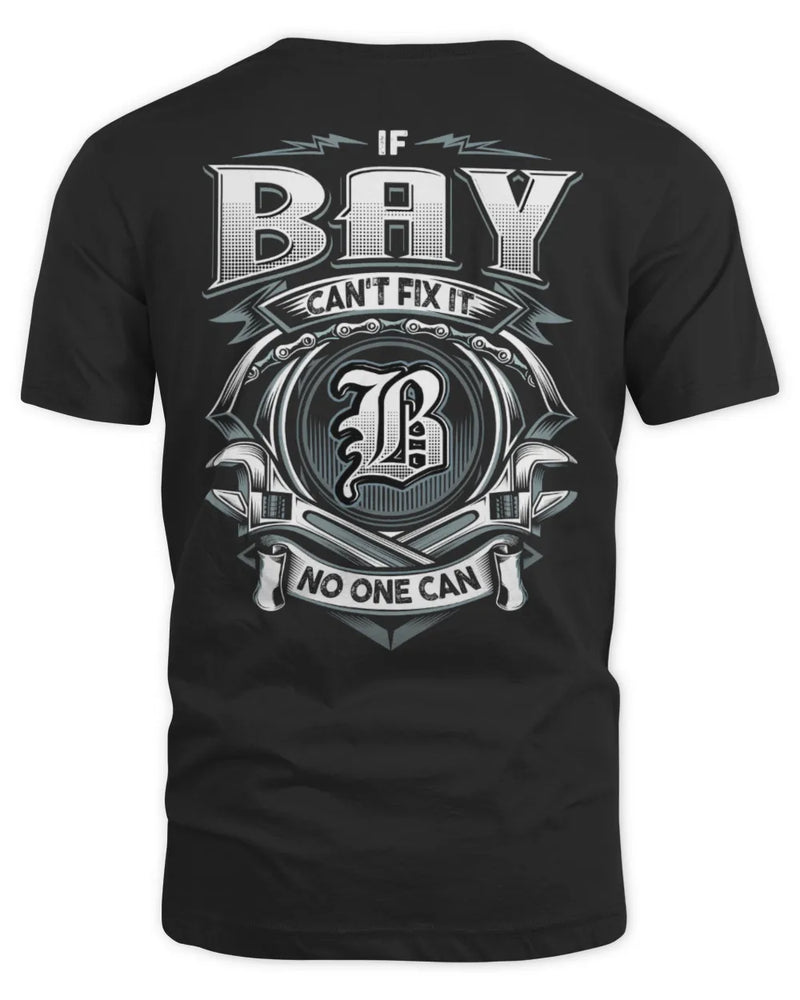 BAY AP81-K4-626 - Personalized Ahmed Quote Apparel “If Ahmed Can't Fix It, No One Can” - Unisex Standard T-Shirt - Black