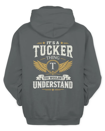 TUCKER KT06-M008 It’s a [NAME] Thing – You Wouldn’t Understand | Personalized Vintage T-Shirt - Unisex Hoodie - Charcoal