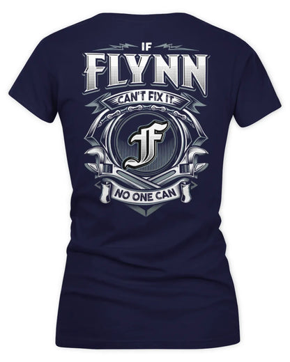 FLYNN AP81-K4-626 - Personalized Ahmed Quote Apparel “If Ahmed Can't Fix It, No One Can” - Women's V-Neck T-Shirt - Navy