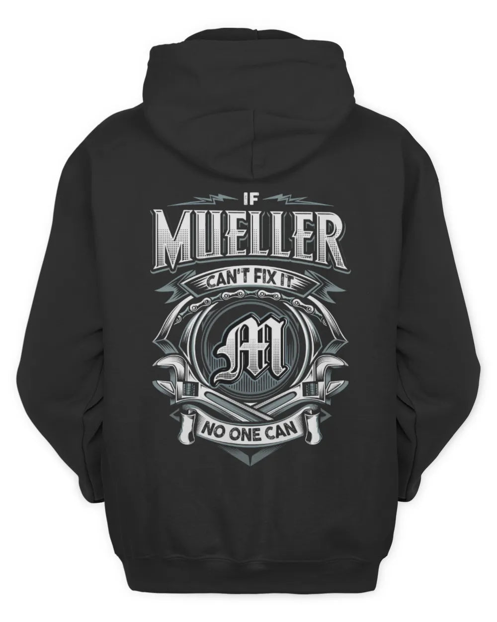 MUELLER AP81-K4-626 - Personalized Ahmed Quote Apparel “If Ahmed Can't Fix It, No One Can” - Unisex Hoodie - Black