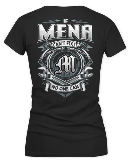 MENA AP81-K4-626 - Personalized Ahmed Quote Apparel “If Ahmed Can't Fix It, No One Can” - Women's V-Neck T-Shirt - Black