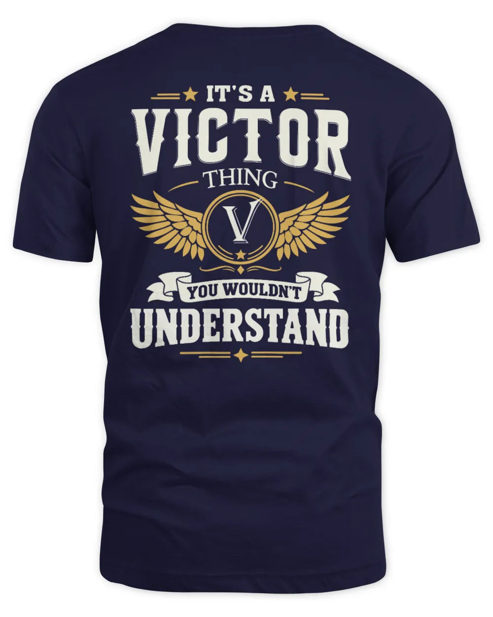 VICTOR KT06-M008 It’s a [NAME] Thing – You Wouldn’t Understand | Personalized Vintage T-Shirt - Unisex Standard T-Shirt - Navy