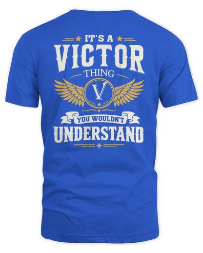 VICTOR KT06-M008 It’s a [NAME] Thing – You Wouldn’t Understand | Personalized Vintage T-Shirt - Unisex Standard T-Shirt - Royal