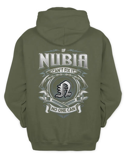 NUBIA AP81-K4-626 - Personalized Ahmed Quote Apparel “If Ahmed Can't Fix It, No One Can” - Unisex Hoodie - Military Green