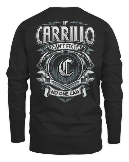 CARRILLO AP81-K4-626 - Personalized Ahmed Quote Apparel “If Ahmed Can't Fix It, No One Can” - Men's Long Sleeved T-Shirt - Black