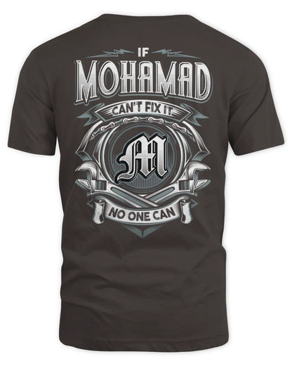 MOHAMAD AP81-K4-626 - Personalized Ahmed Quote Apparel “If Ahmed Can't Fix It, No One Can” - Unisex Standard T-Shirt - Dark Chocolate