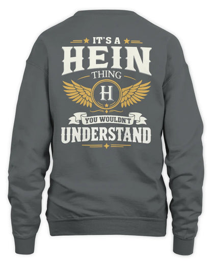 HEIN KT06-M008 It’s a [NAME] Thing – You Wouldn’t Understand | Personalized Vintage T-Shirt - Unisex Sweatshirt - Charcoal