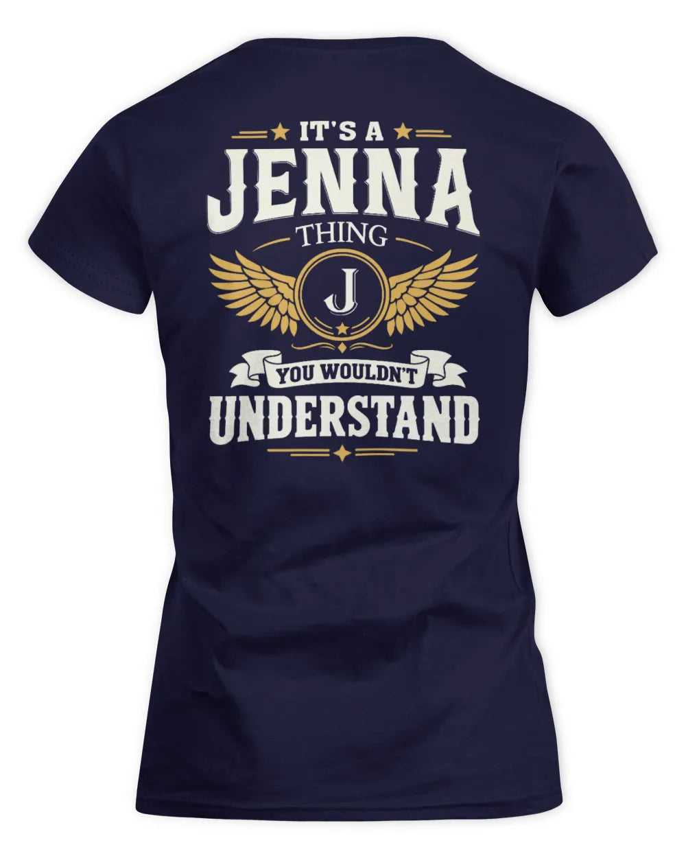 JENNA KT06-M008 It’s a [NAME] Thing – You Wouldn’t Understand | Personalized Vintage T-Shirt - Women's Standard T-Shirt - Navy