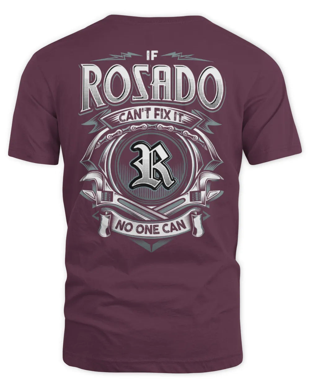 ROSADO AP81-K4-626 - Personalized Ahmed Quote Apparel “If Ahmed Can't Fix It, No One Can” - Unisex Standard T-Shirt - Maroon