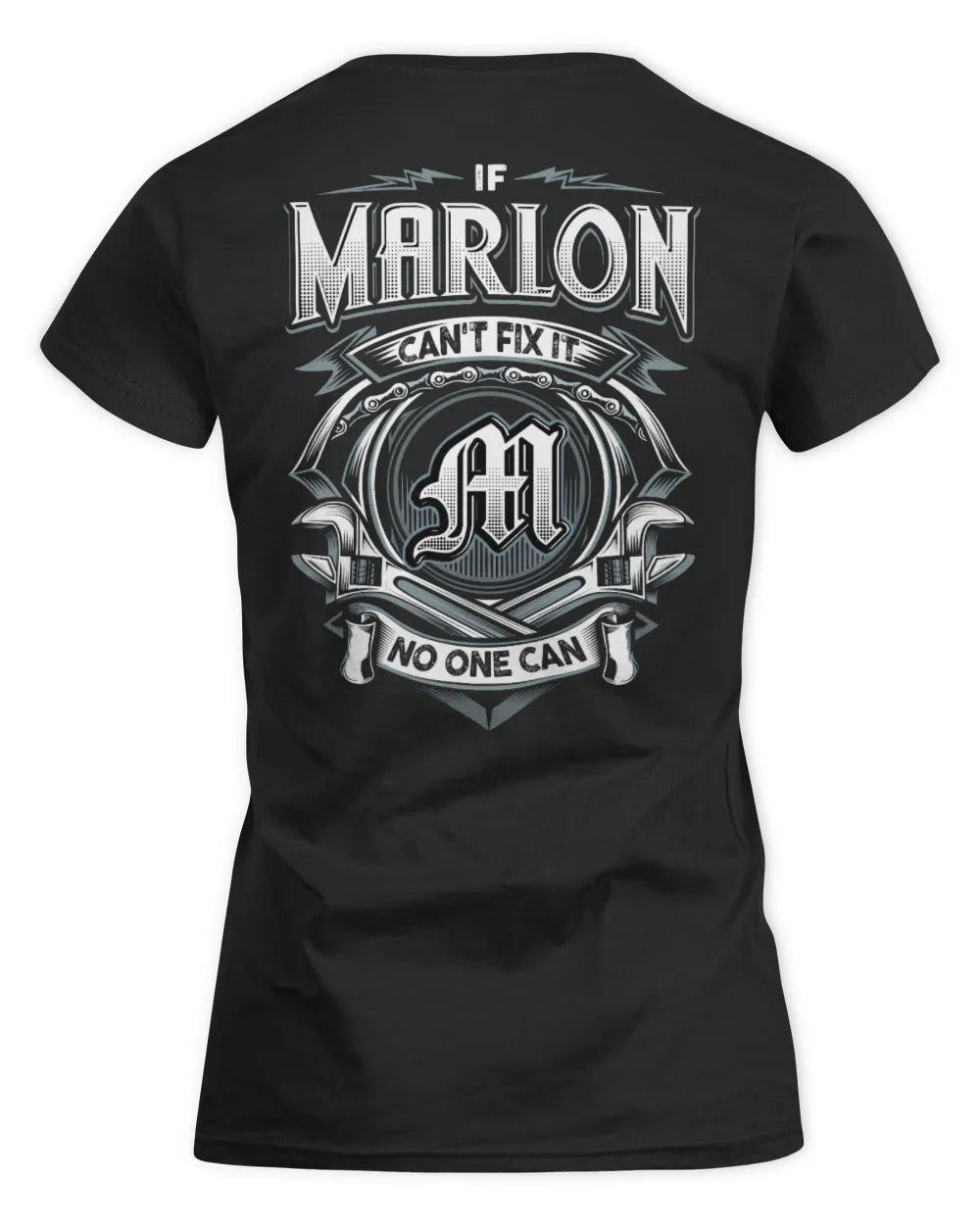 MARLON AP81-K4-626 - Personalized Ahmed Quote Apparel “If Ahmed Can't Fix It, No One Can” - Women's Standard T-Shirt - Black
