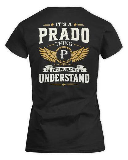 PRADO KT06-M008 It’s a [NAME] Thing – You Wouldn’t Understand | Personalized Vintage T-Shirt - Women's Standard T-Shirt - Black