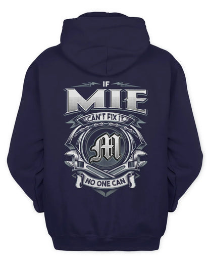 MIE AP81-K4-626 - Personalized Ahmed Quote Apparel “If Ahmed Can't Fix It, No One Can” - Unisex Hoodie - Navy