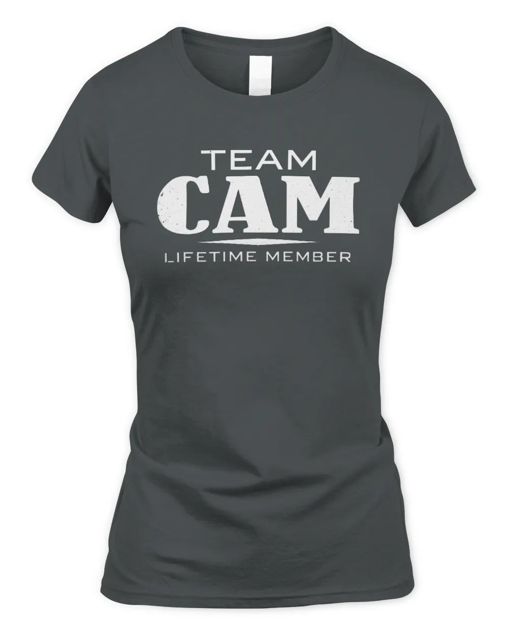 CAM BL62-K4-128 - Personalized “Team NAME Lifetime Member” - Women's Standard T-Shirt - Charcoal