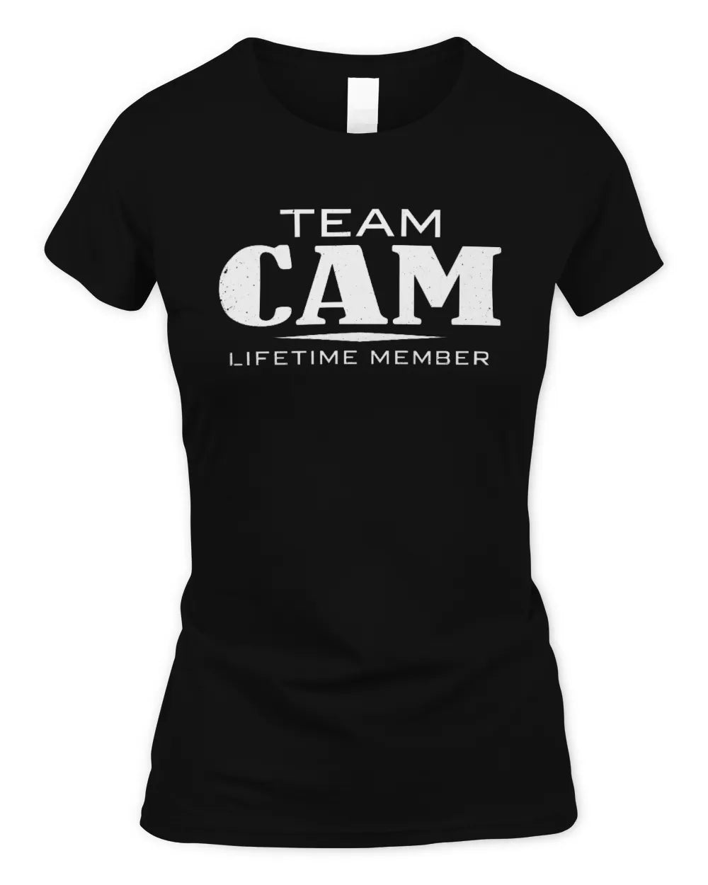 CAM BL62-K4-128 - Personalized “Team NAME Lifetime Member” - Women's Standard T-Shirt - Black