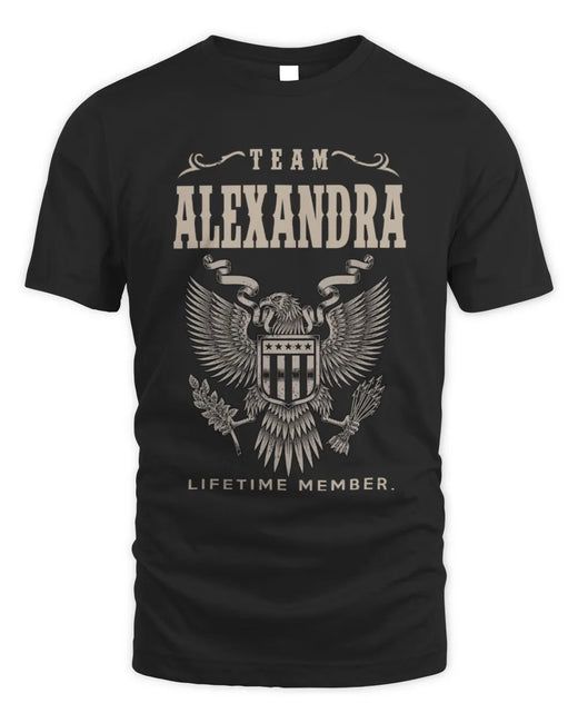 ALEXANDRA TP06-K82 – Personalized Classic Style Apparel “Team NAME Lifetime Member”