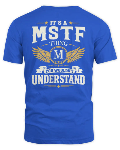 MSTF KT06-M008 It’s a [NAME] Thing – You Wouldn’t Understand | Personalized Vintage T-Shirt - Unisex Standard T-Shirt - Royal