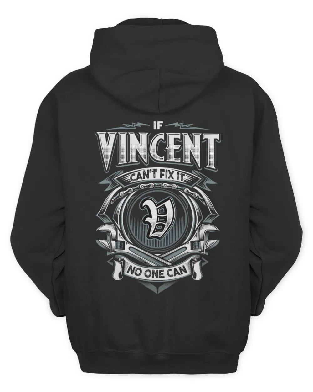 VINCENT AP81-K4-626 - Personalized Ahmed Quote Apparel “If Ahmed Can't Fix It, No One Can” - Unisex Hoodie - Black